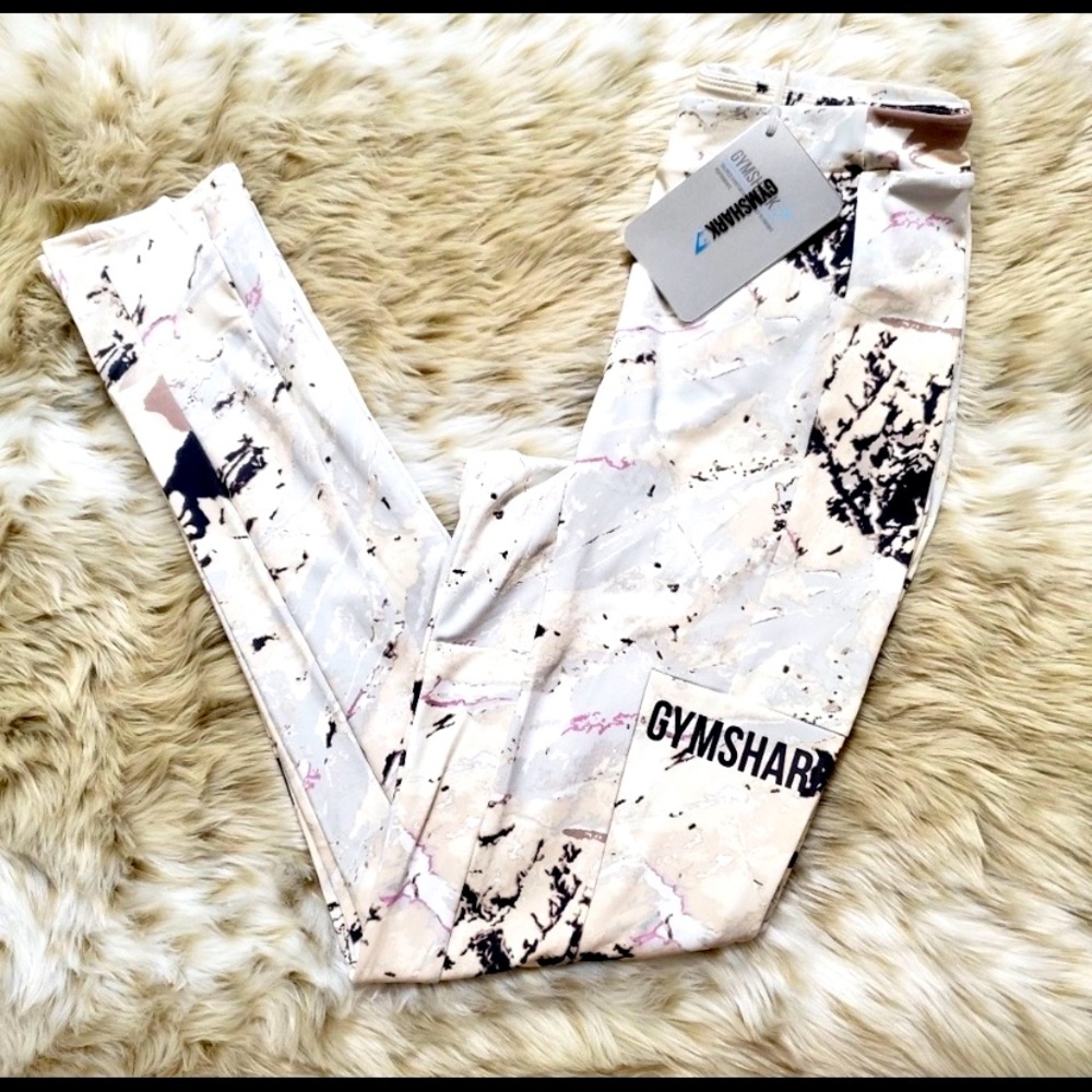 NWT Gymshark Ori Marble Leggings